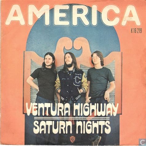The "Ventura Highway" in the lyrics refers to the coastal California highway U.S. Route 101. Artistic Influence. The song's inspiration came to Bunnell on a rainy day in England, where the band was living at the time. He was feeling homesick and started reminiscing about his sunny, carefree days in California. Distinctive Features.